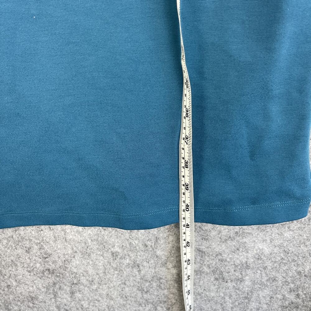 Kettlewell Dress Womens Large Teal Long Sleeve Midi Stretch Classic Career - Picture 6 of 14